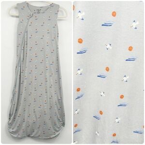 Wildbird Babys CloudBlend Seagull Beach Print 1.0 TOG Tencel Modal Sleep Sack L